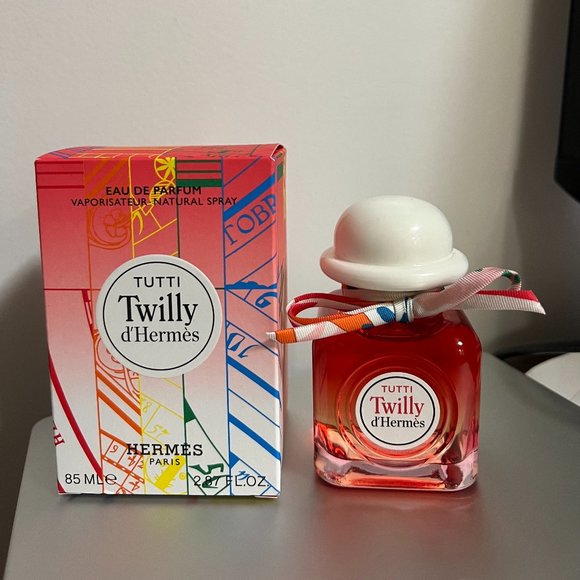 Hermes Tutti Twilly d'Hermès Full Size 2.8 fl oz 85 ml with Multicolor Ribbon - Picture 2 of 2